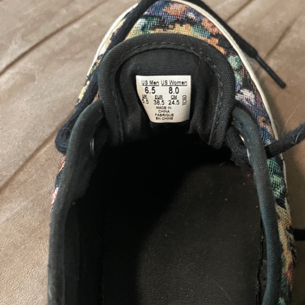 Vans Women's Multicolor Floral Sneakers - Picture 2 of 6